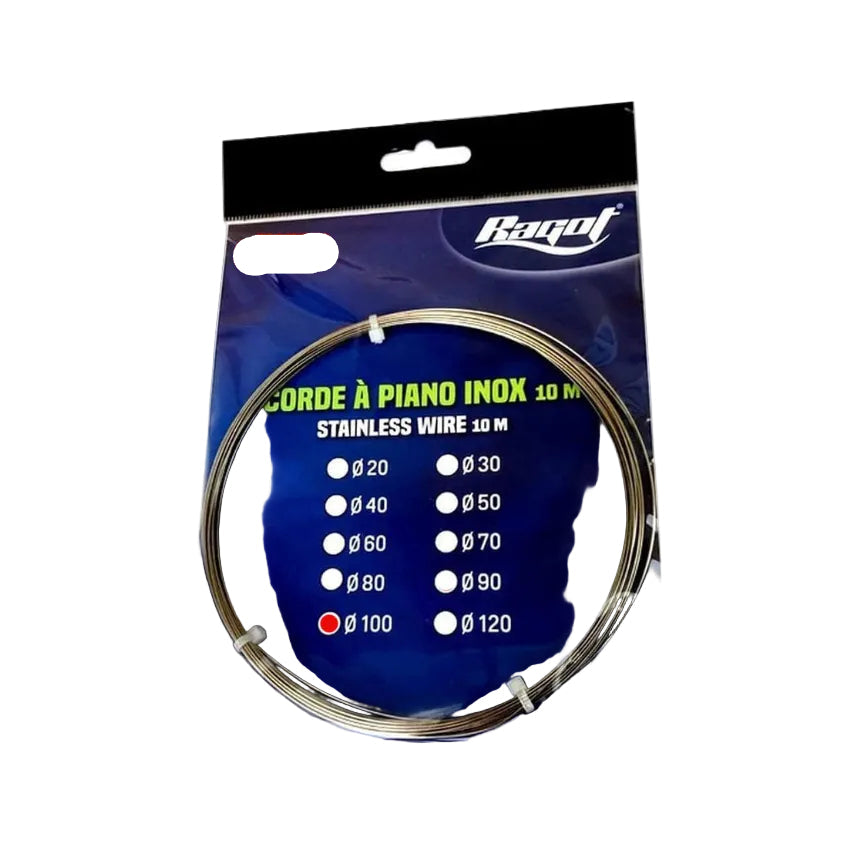 RAGOT Corde Inox 100 – Traccia in Acciaio Inossidabile per Pesca in Mare