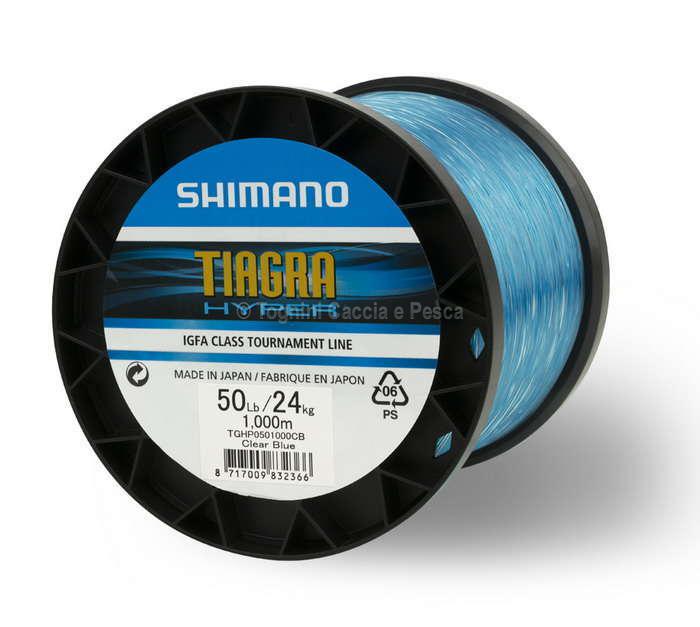 SHIMANO TIAGRA HYPER TROLLING IGFA Filo Multifilamento 1000m 0,86mm 80lb Clear Blue