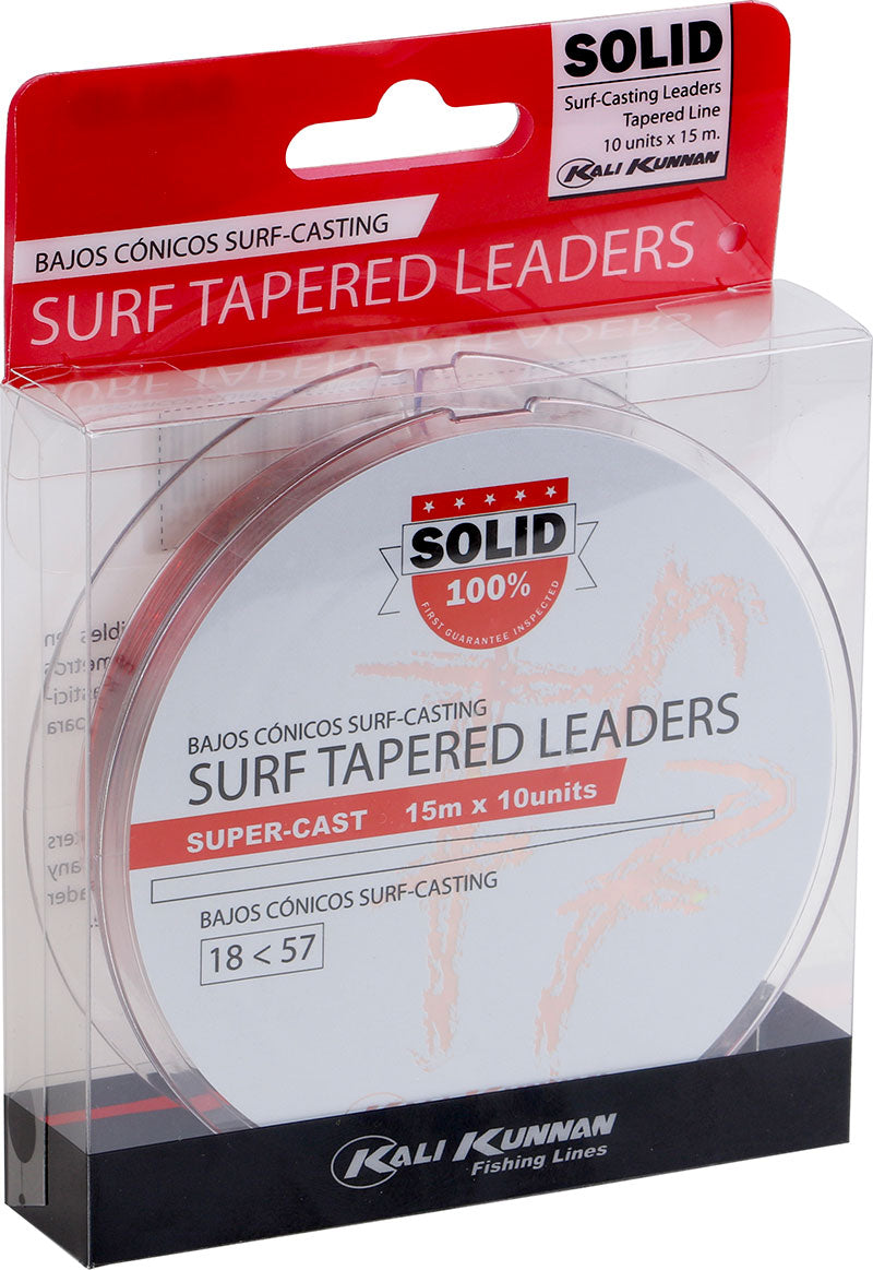 KALIKUNNAN SURF TAPERED LEADERS 10X15