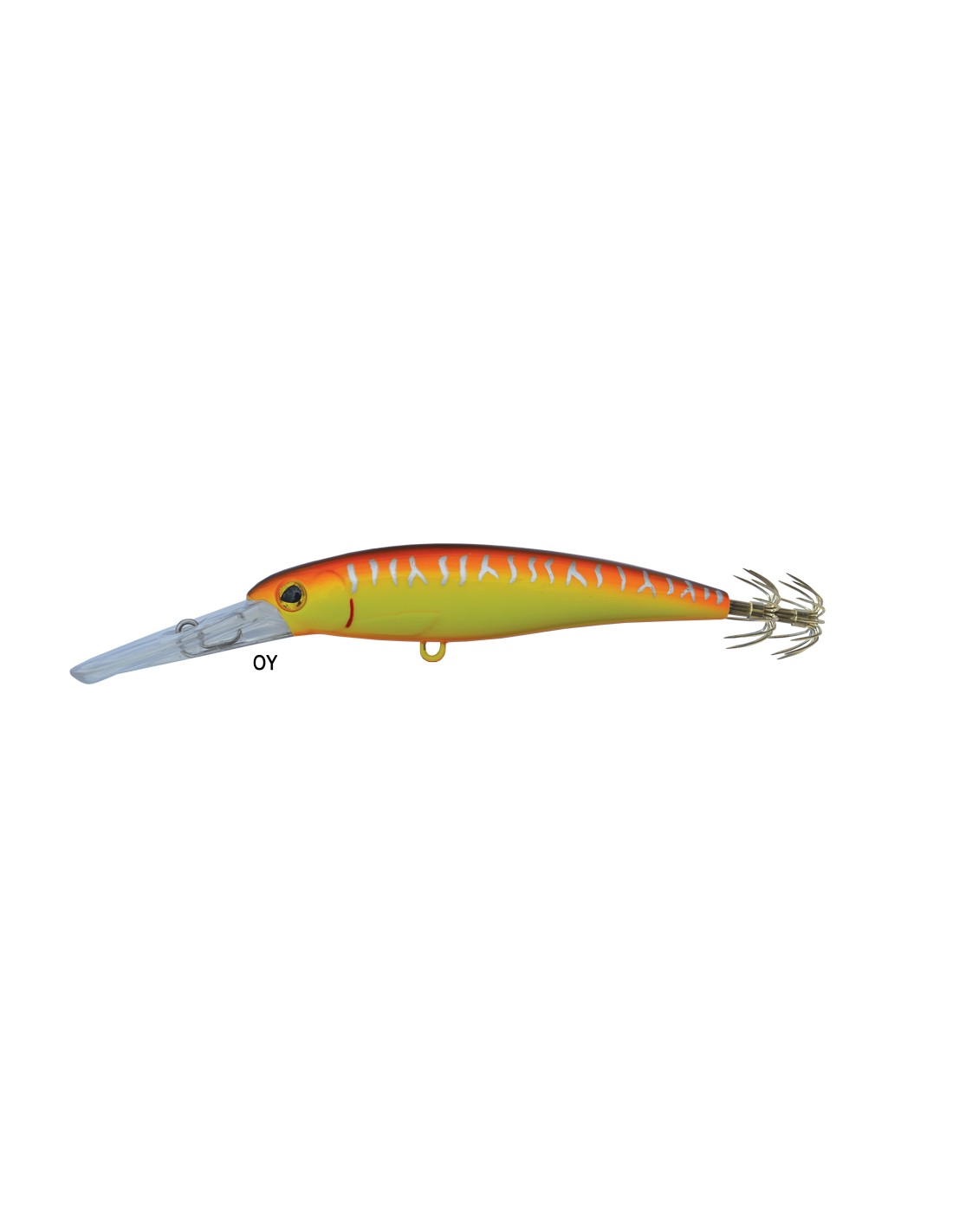DTD Deep Calamari 120 Arancio Giallo – Totanara Vivace per Eging e Cefalopodi
