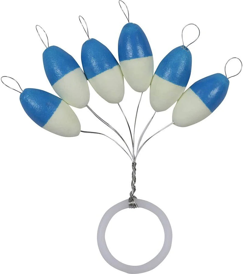 B6 Kali Kunnan Ovalbait 7x15 bianco/azzurro fosforescente