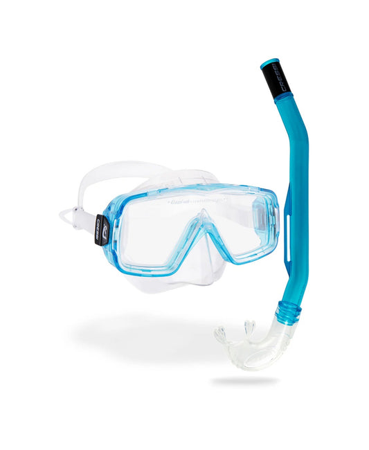 CRESSI SIRENA + ISLAND 2.0 CLEAR / AQUAMARINA