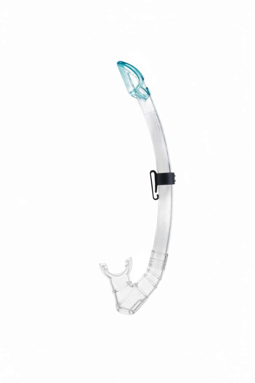 CRESSI - AERATORE DA SNORKELING - SNORKEL MEXICO - CLEAR/AQUAMARINA