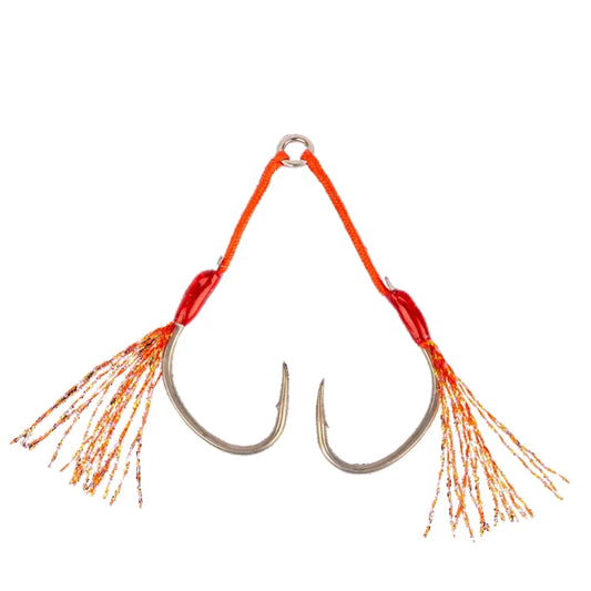 MUSTAD Alphapoint Ruthless Slow Fall Flash Double #2/0