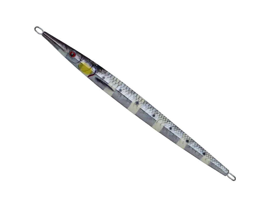 Savage Gear 3D Needle Jig 17cm 60g Glow Zebra PHP