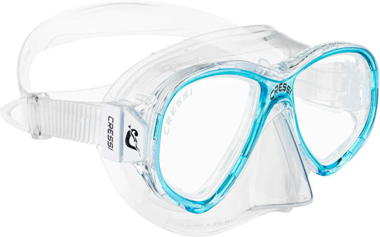 Perla Jr Snorkeling & Apnea - Maschera O Combo Set Maschera Perla Jr + Snorkel Minigringo, Taglia Unica, Junior Unisex