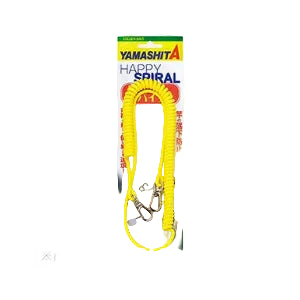 YAMASHITA QHSLKY Hip Rope Happy Spiral L Fluorescent Yellow