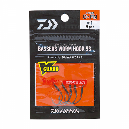 Daiwa Bassers Worm Hook Amo 2/0