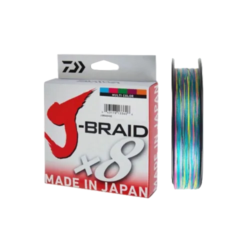 DAIWA J BRAID X8 0,13MM 150MT MULTICOLOR