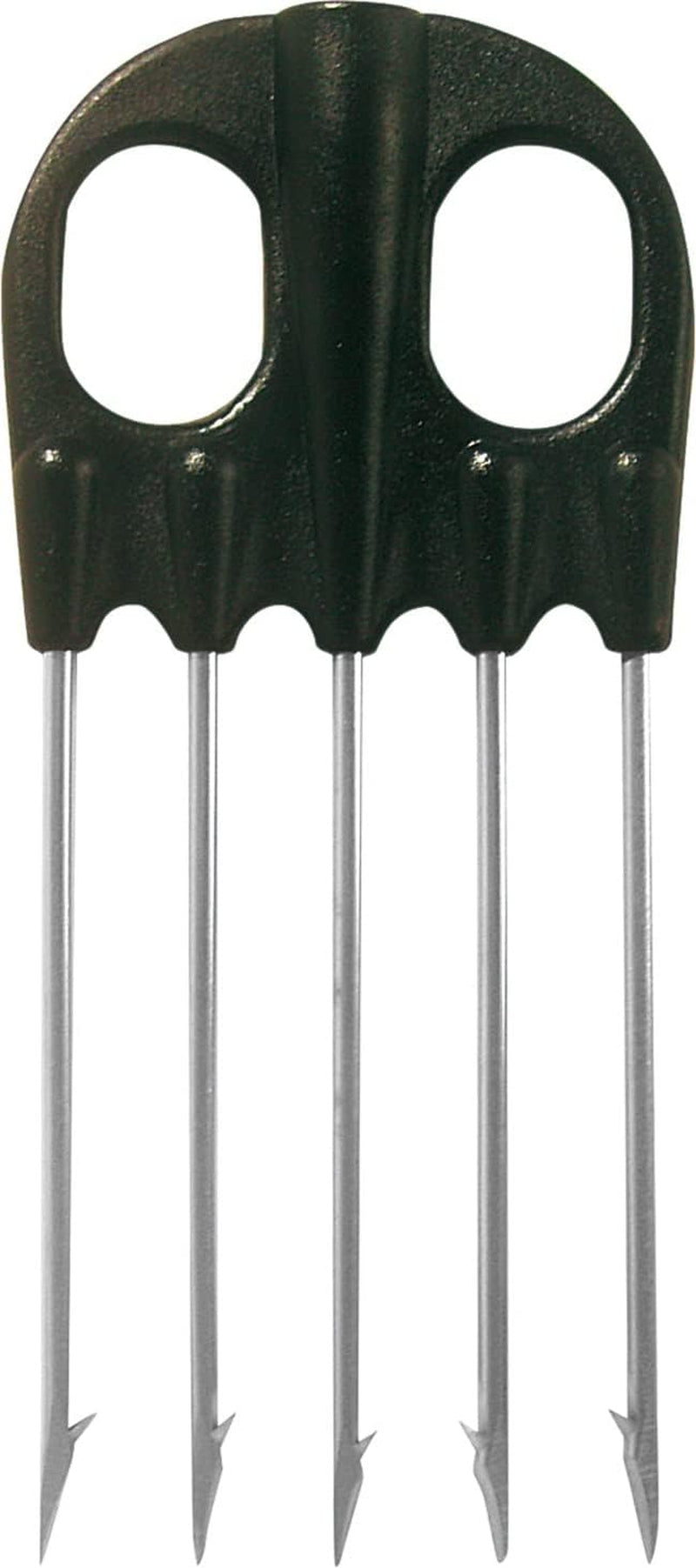 Mutliprong Nylon 5 Points Inox Fiocina in Naylon Con 5 Punte Inox, Nero, Uni, Taglia Unica