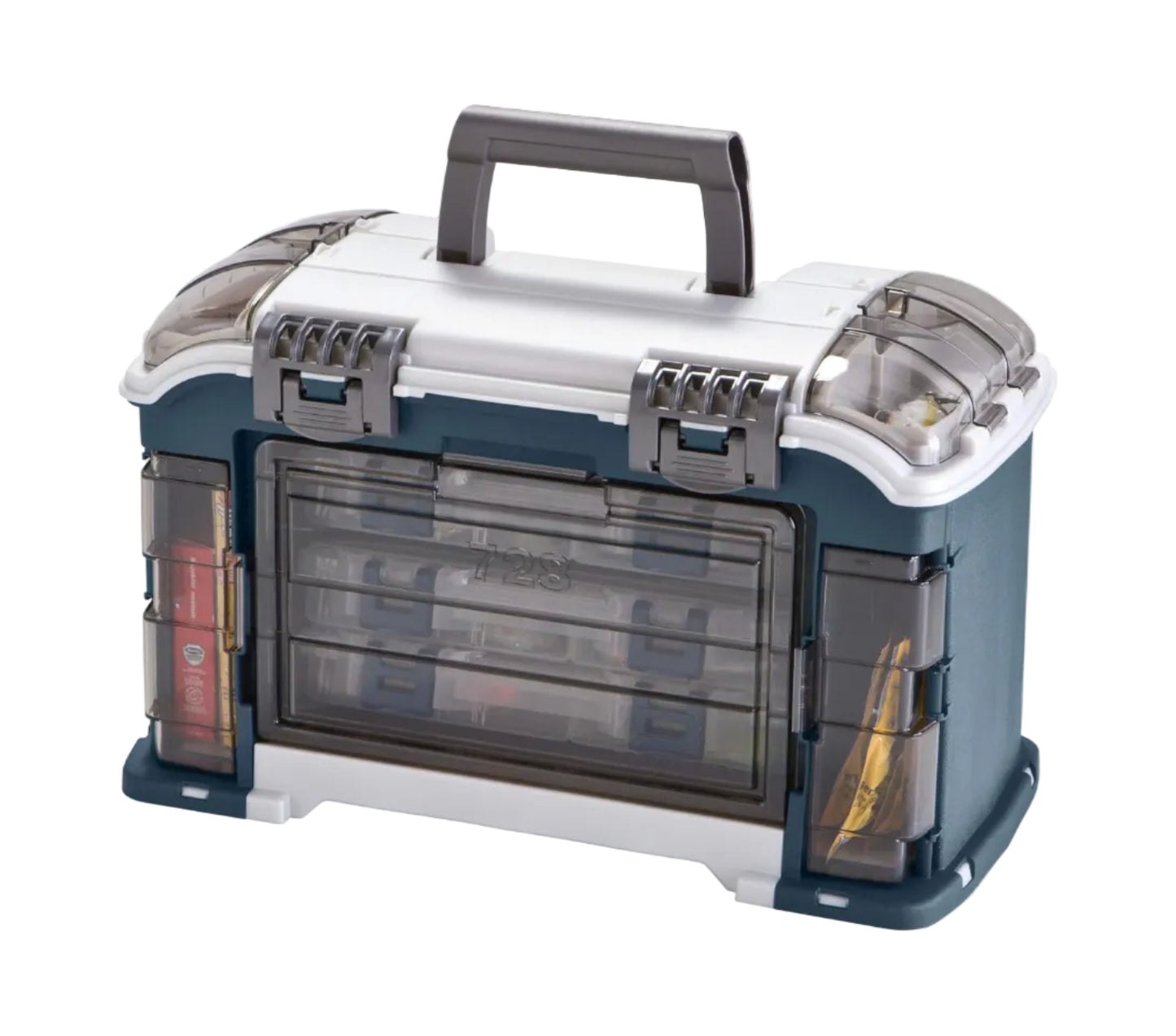 PLANO ANGLED TACKLE SYSTEM 3700 BLUE/SILVER