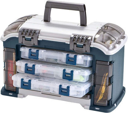PLANO ANGLED TACKLE SYSTEM 3700 BLUE/SILVER