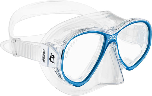 Perla Jr Snorkeling & Apnea - Maschera O Combo Set Maschera Perla Jr + Snorkel Minigringo, Taglia Unica, Junior Unisex