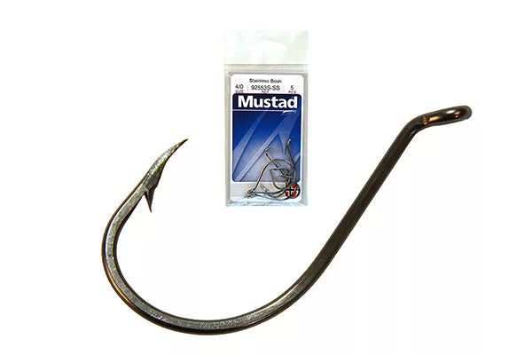 MUSTAD BEAK HOOKS STAINLESS STEEL 3/0 Ami da Pesca