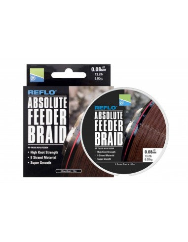 Preston Absolute Feeder Braid 150m 0.10mm