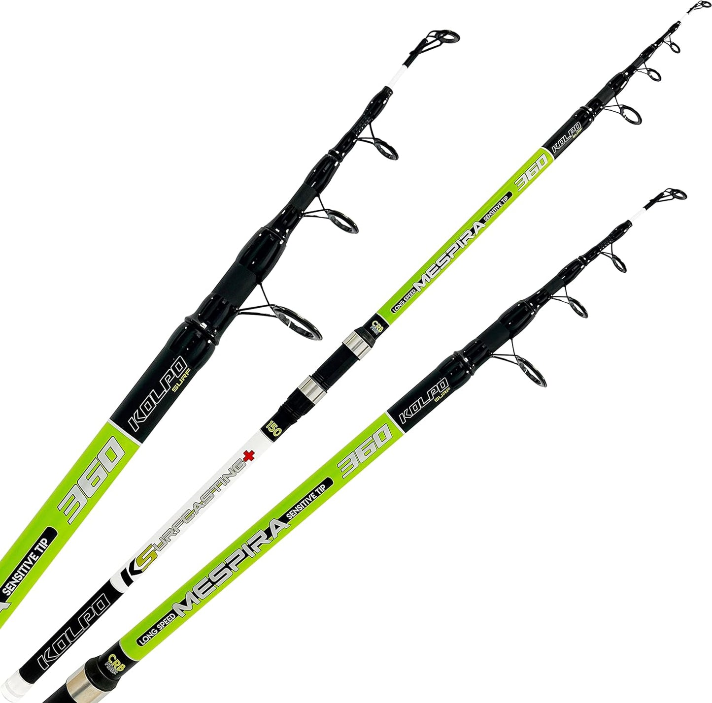 Mespira Canna Da Pesca 3.60Mt Surf 150 200 Grammi