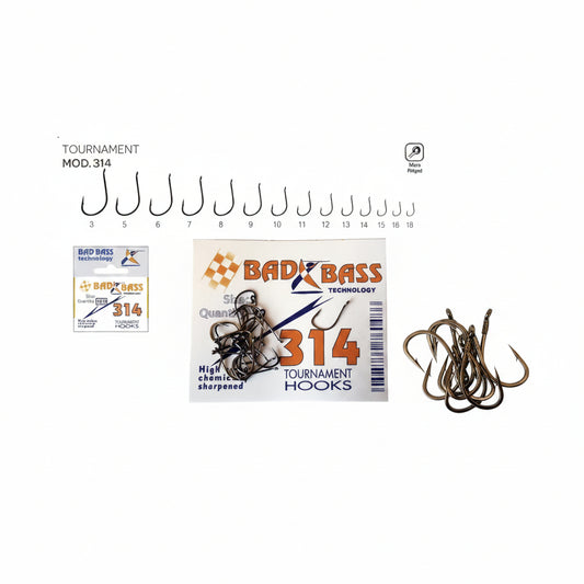 Bad Bass Ami Tournament 314 Misura 10 – 15 Pezzi