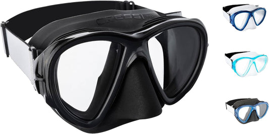 Fiji - Maschera O Combo Set Maschera Fiji + Snorkel Gamma Immersioni E Snorkeling, Taglia Unica, Unisex Adulto