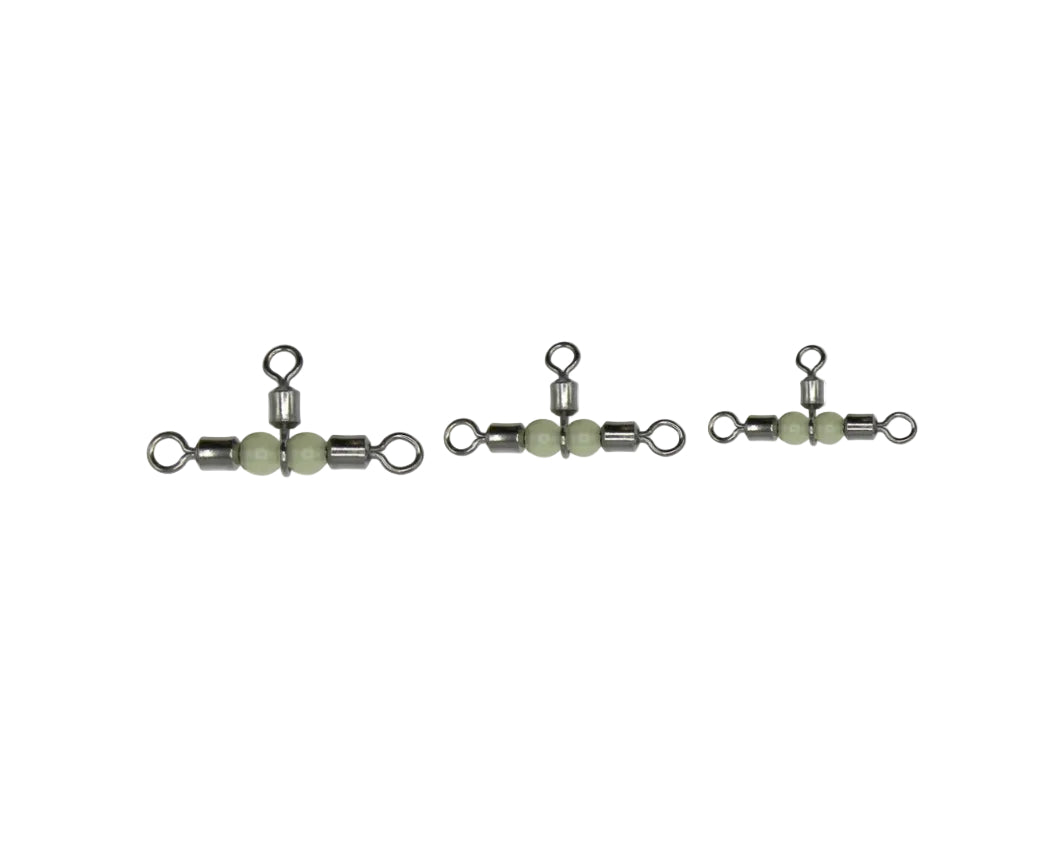 COLMIC CROSS LINE ROLLINGS + FLUO BEAD SIZE 2/0 - 1/0