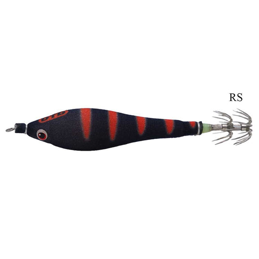 DTD Black Diablo 1.5 Jighiera Calamaro Red Stripes