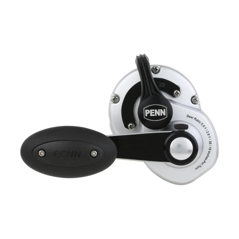 Penn fathom II Lever Drag 2 Speed 30 ld 5bb lh 5.5:1 / 2.8:1 black silver
