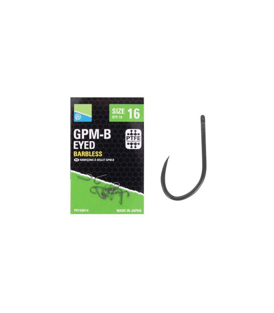 PRESTON GPM-B EYED size 12 BARBLESS