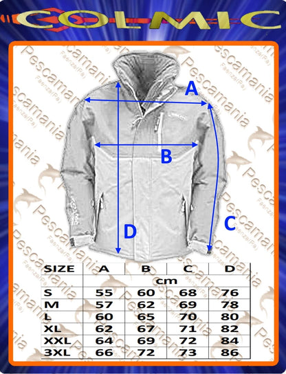 Colmic Completo EXTREME SUIT TG L giacca+salopette impermeabile antivento