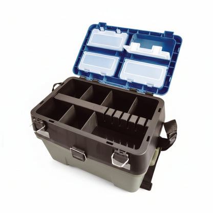 YUKI PRACTIC Fishing Tackle Box 40 x 25 x 38cm